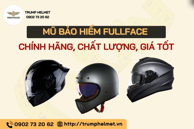 Mũ bảo hiểm 3/4 chính hãng, chất lượng, giá tốt